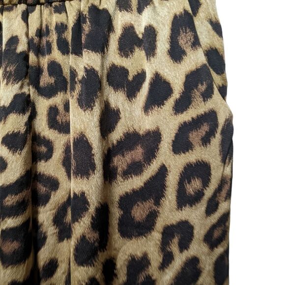 HAYDEN Animal Print Satin Jogger Pants M - Picture 3 of 7